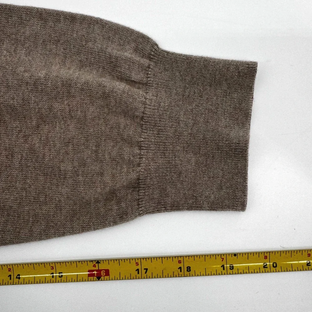 Polo Ralph Lauren Mens XL Pima Cotton V-Neck Sweater Tan Heather NWT